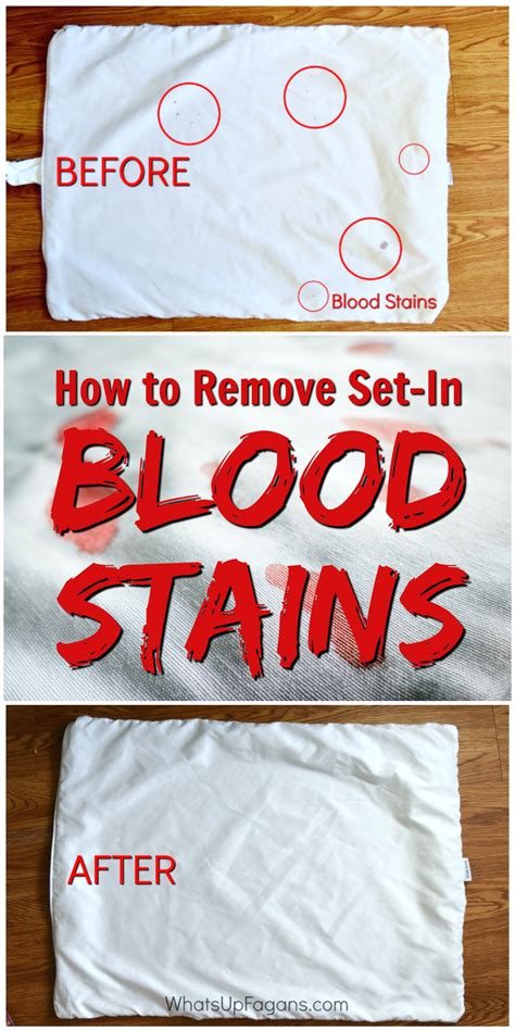 how to make fake blood that washes out of clothes|how to remove dried blood from fabric.